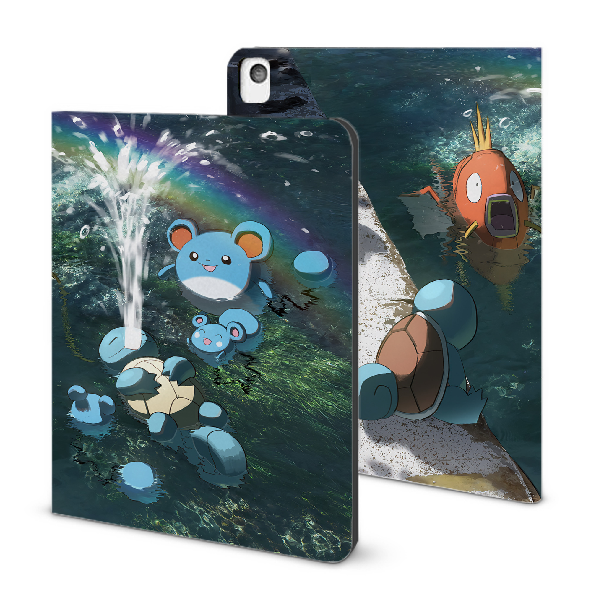 （画像用） ポケットモンスター Pokémon IPadケース ペンホルダー付き ブックスタイルデザイン